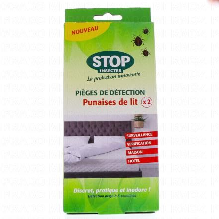 STOP INSECTES Pièges de détection Punaises de lit x2