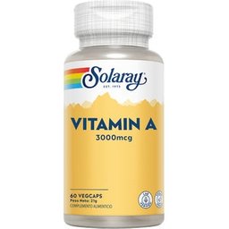 Vitamine A 3000mcg 60caps