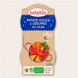 Bols Bonne Nuit Patates Douces Bio dès 8 mois 2 x 200g