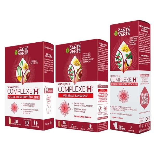 Pack Complexe H Troubles Hémorroïdaires