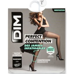 Collant Compression Perfect Contention 25D Noir Taille ES 38-40/T2 1 Paire