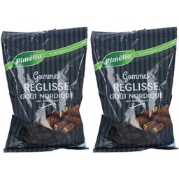 Pimélia Gommes Reglisse Goût Nordique Sans Sucre 100g