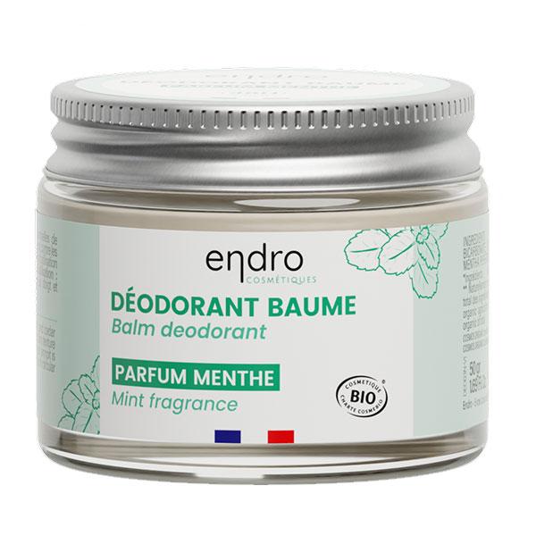 Déodorant Menthe 100% d’origine naturelle texture baume pot 50 gr