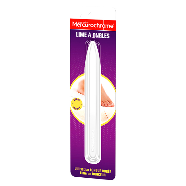 Podologie Lime a Ongles Verre Trempée 1 unité