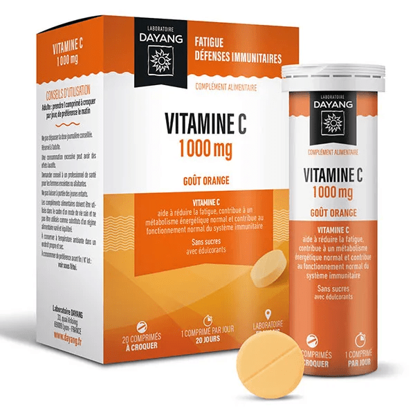 Vitamine C 1000 mg 20 comprimés