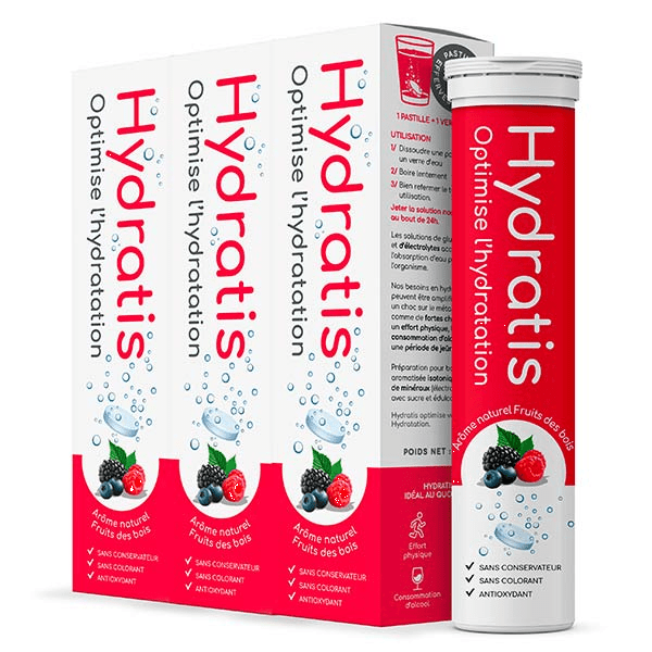 Boost l'Hydratation*, Electrolyte et Oligoélément - Pack 3 Fruit des Bois