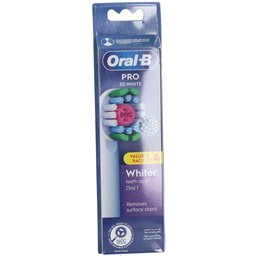 Pro 3D White Têtes de brosse de rechange x4