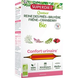 Quatuor Confort Urinaire BIO - 20 ampoules de 15ml