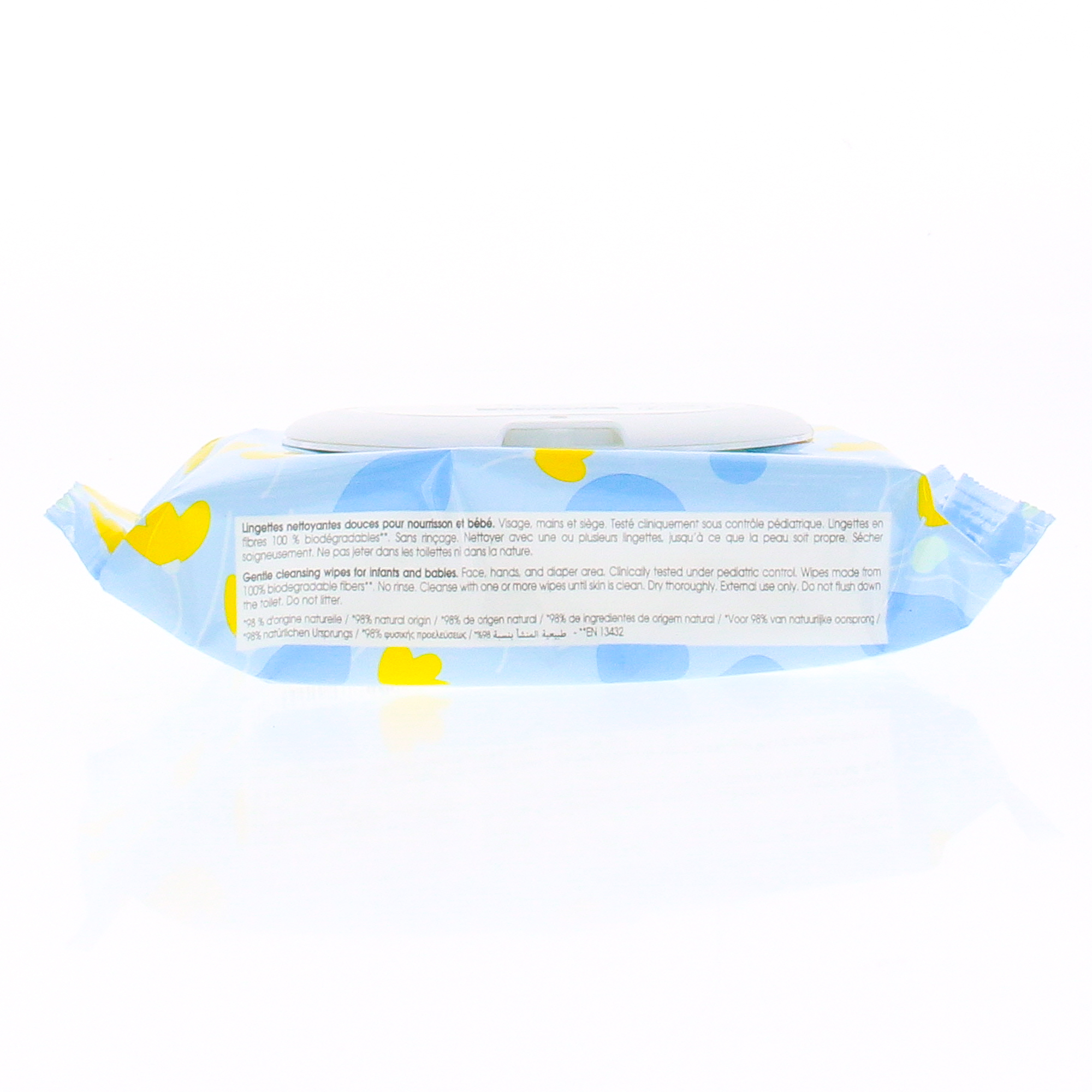 Bébé lingettes nettoyantes douces petit modèle (25 lingettes)