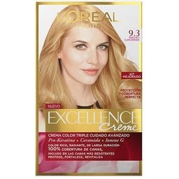 Set Excellence Creme Hair Color 93-Light Golden Light Blonde