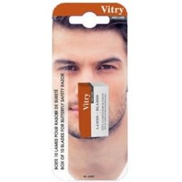 Men's Recambio Cuchillas para Maquinilla de Mariposa 10uds