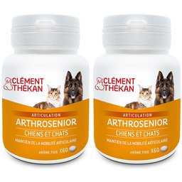 Arthrosenior - Soulage la douleur liée à l'Arthrose chez le Chien et le Chat - Stimule la régénération du cartilage - Aide à la mobilité articulaire