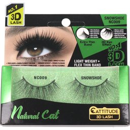 Natural Cat Cattitude 3D Lash Snowshoe 1 Paire