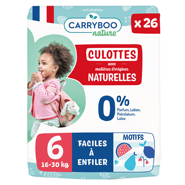 Culotte Naturelle T6 16-30kg 26 couches