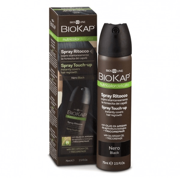 Nutricolor Delicato Coloration Spray Retouche Racines Noir 75ml