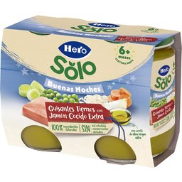 Baby Bonne Nuit Petits Pois Jambon Tendre 2x190 gr