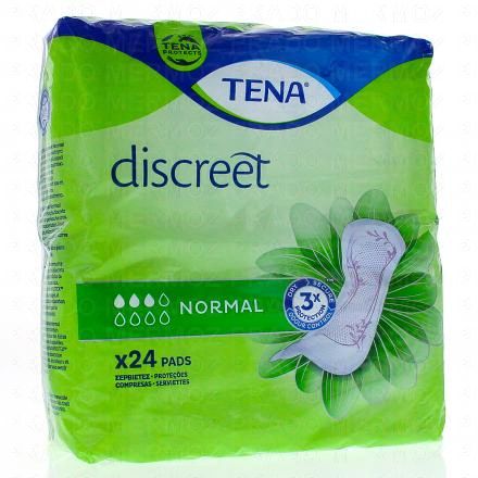 Discreet - Serviettes hygiéniques normal x24