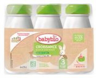 Croissance Liquide - Formule au Lait de Vache Français - Pack 6 bouteilles de 25 cl