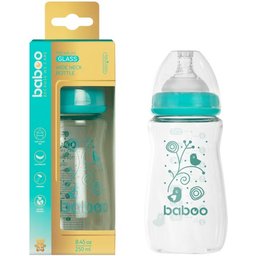 Biberon Verre Anti-Colique Col Large +3 Mois 250ml 1ut