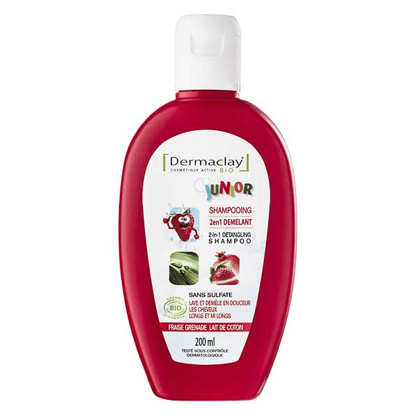 Junior Shampoing 2 en 1 Démêlant Bio 200ml