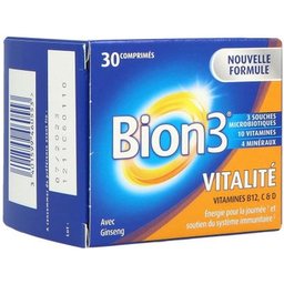 3 Vitalité 30 Comprimés