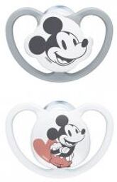 2 Sucettes Space 18-36M Minnie - Boîte plastique 2 sucettes