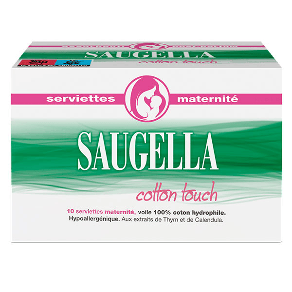 Cotton Touch Serviettes Hygiéniques Maternité Post-partum Pack de 10