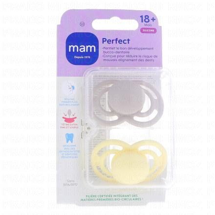 Duo Sucettes +18 mois Perfect silicone tendance