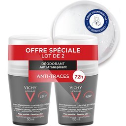 Lot*2 Homme Déodorant bille 72H