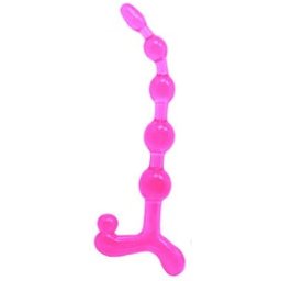 Bendy Twist Anal Beads Pink 1ut
