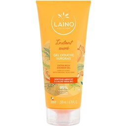 Gel douche surgras hydratant à l'aloé véra bio abricot