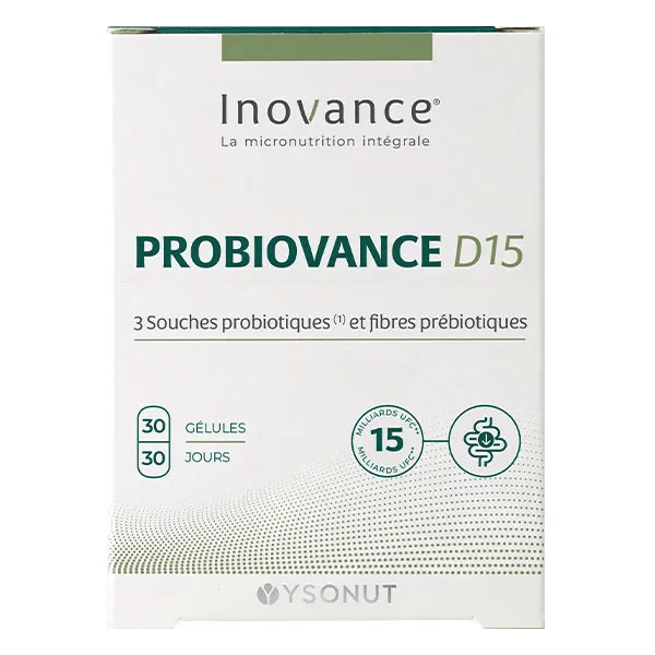 Probiovance D15 Probiotiques 30 gélules