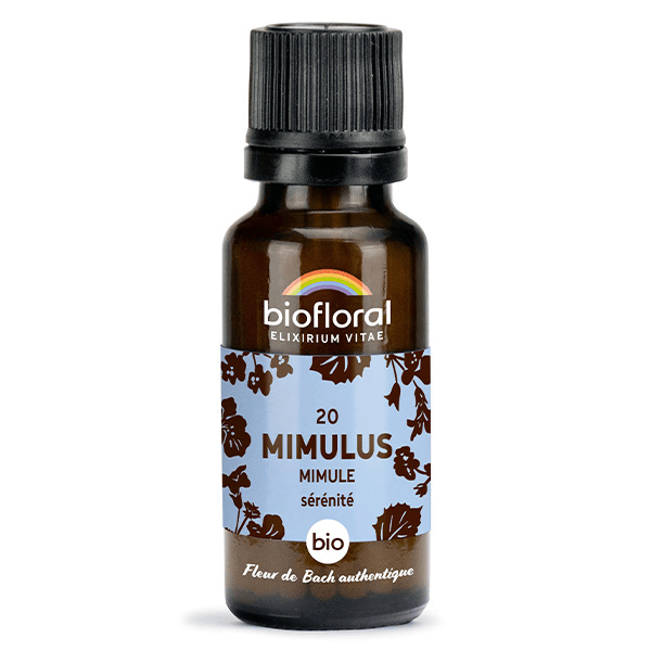 20 Mimulus Mimule Granules Bio Fleur De Bach Granules 19,5 Gr