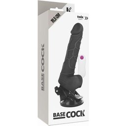 Vibrateur réaliste télécommandé Noir 19.5cm 1pc