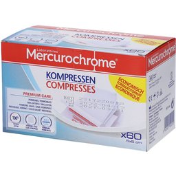 Mercurochrome Compresses Format Economique