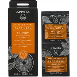 Express Beauty Masque revitalisant Orange 2 x 8 ml
