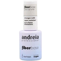 FiberBase Gel Polish Glitter Soft White 10.5ml