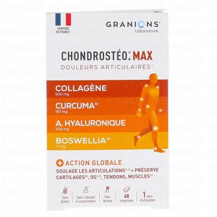 CHONDROSTEO+ Max Douleurs Articulaires x60 comprimés