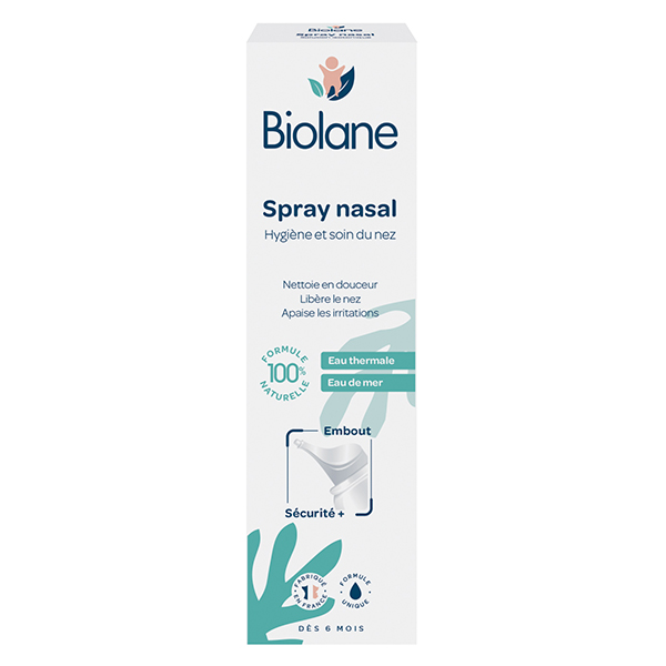 Spray Nasal Eau de Mer Bébé 100 % Naturelle Dès 6 mois 100 ml