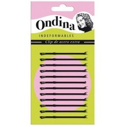Clip Cheveux Boule Noir 70mm 12uts