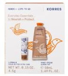 Crème Mains Hydratante Almond Nut 50 ml + Stick à Lèvres Teinté Beurre de Cacao 4,5 g - Coffret 2 produits