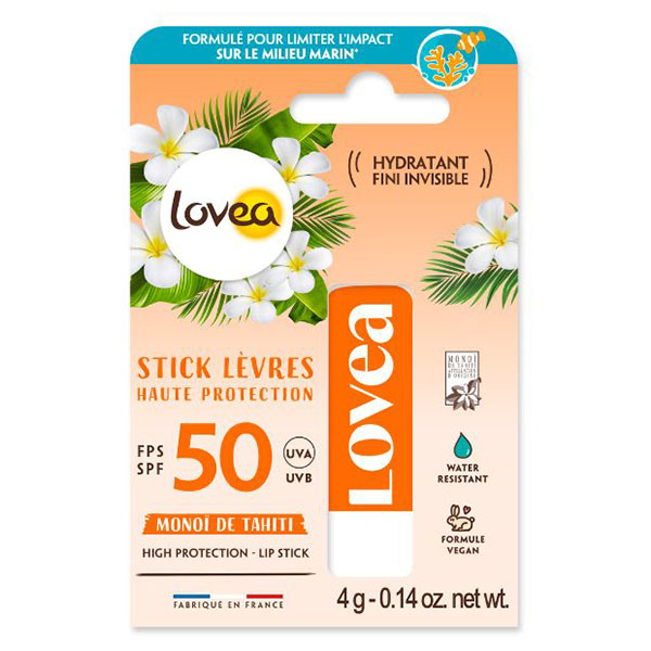 - Stick Lèvres FPS 50 Haute Protection - Monoï de Tahiti 4g
