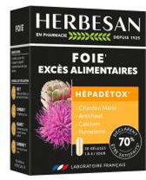Hepadetox 30 Gélules (Ancienne Formule en 45 Gélules) - Boîte 30 gélules