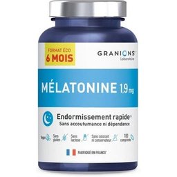 Mélatonine 1,9mg 180comp
