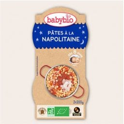 Bols Bonne Nuit Pâtes Napolitaine Bio dès 8 mois 2 x 200g