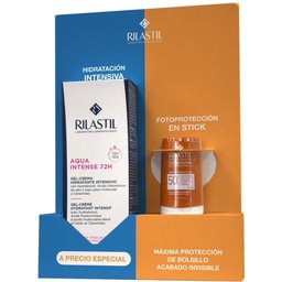 Pack Aqua Intense 72h Gel-Crema 40ml + Sun System Stick Solar Transparente SPF50+ 8,5gr