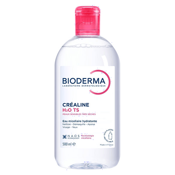 Créaline H2O TS Eau Micellaire Peaux Sensibles Très Sèches 500ml
