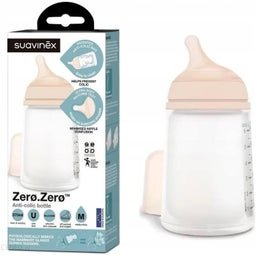 Biberon Anticolique M Silicone +3M Light Sand 270ml 1ut