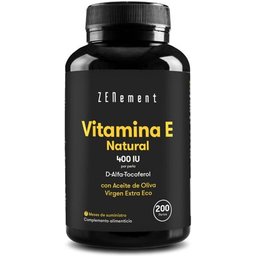 Vitamine E Naturel 400 Ui D-Alpha-Tocophérol 200caps