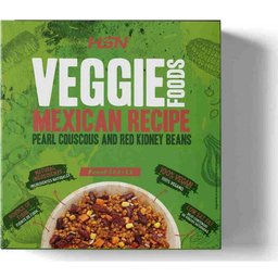 Plato Preparado Estilo Veggie Cuscús Perla y Frijoles Rojos Estilo Mexicano 280g